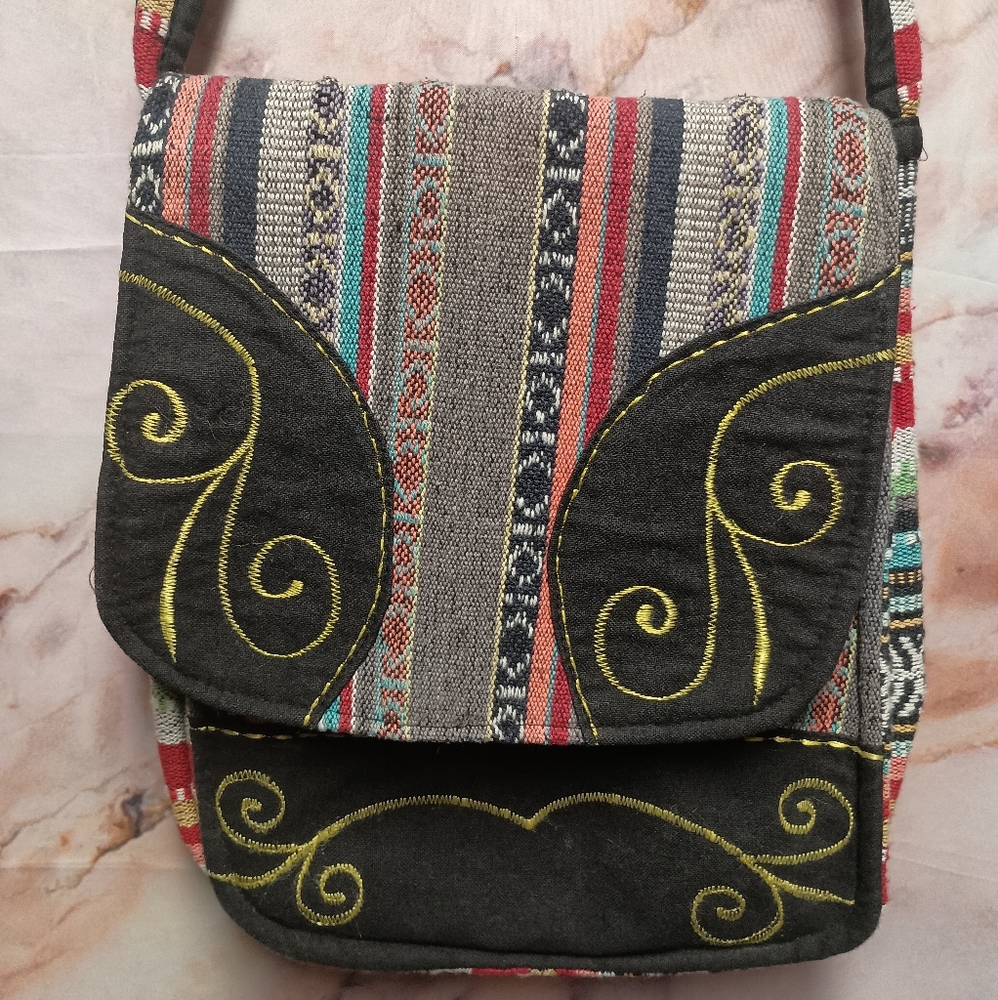 Rising International Boho Hippie Crossbody Bag - Picture 2 of 7